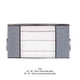 thumbnail image 4 of Matsuzay Bolsa de almacenamiento práctica para espacio de ropa con cremalleras, bolsa de almacenamiento de ropa de tela, bolsa de Almacenamiento y organización del hogar gris METRO, 4 of 6