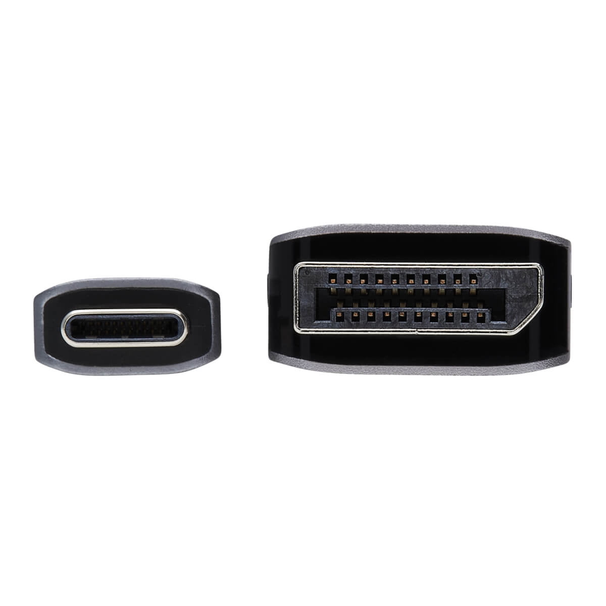Tripp Lite Usb C To Displayport Adapter Cable (m/m), 8k Uhd, Displayport 1.4, Black/silver, 6 Ft. - Displayport Cable - Usb-c (m) Reversible To Displayport (m) - Usb 3.1 / Thunderbolt 3 / Displayport