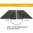 thumbnail image 5 of IUU - Extra Strong Magnetic Air Vent Screen Cover for Floor 5-Pack (5" x 13", Black), 5 of 6
