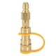 thumbnail image 4 of Conector rápido de propano, adaptador regulador de tanque de eliminación de 1lb, adaptador de desconexión de conexión rápida de 1/4 "para calentadores mayimx Accesorios de conexión rápida, 4 of 9