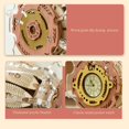 thumbnail image 4 of Rompecabezas De Madera 3D Diy, Reloj Colgante, Motor De Tiempo, Kits De Calendario, Juguetes De Ensamblaje Para Sala De Estudio, Sala De Estar, Decoraciones De Oficina Kearding FN007144-02, 4 of 5