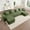 Green, variant on Newest Modular 4 Seat U Shape Sectional Boneless Sofa, Cloud Sectional Couch,Deep Seat, Modern Modular 4-Seat Sofa Couch,Throw Pillows,2 Movable Ottomans, Corduroy Fabric Camel