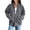 Dark Gray_#18, variant on Women Comfy Corduroy Jackets Casual Zip Up Coats Soft Long Sleeve Fashion Jacket with Pockets,Purple 2XL
