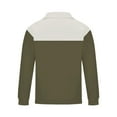 thumbnail image 4 of IYTR Mens Sweatshirts Vintage Pattern Western Sweatshirt Fall/Winter Fashion Solid Color Long Sleeve Sweatshirts Casual Zipper Stand-Up Collar White XXXL, 4 of 4