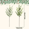 thumbnail image 3 of Eucalyptus Stems Greenery Stems, Denbek 1Pcs Artificial Eucalyptus Stem Faux Eucalyptus Decor Artificial Green Branches Leaves - for Wedding Floral Arrangements Home Decor, 3 of 5