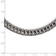thumbnail image 3 of Stainless Steel 22 Inch Cuban Link Chain Necklace Pendant Charm Fancy, 3 of 7