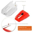 thumbnail image 2 of Aiguille de Tourne-Disque, 1 Cartouche de Tourne-Disque avec 4 Stylets en Diamant de Remplacement pour, ION, Lp, 1 Cartouche de Tourne-Disque premium, Rouge, 2 of 6