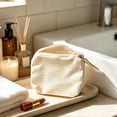 thumbnail image 6 of Mini Zipper Pouch, Weave Textured Bag, Portable Storage Pouch, Soft Breathable Fabric and Compact Travel Size for Lipsticks, Earphones, and Small Daily Items., 6 of 6