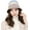 Blue, variant on CoCoMangos Classic Bucket Hat for Women Warm Skull Cap Vintage Winter Hats for Women Fisherman Hat Beanies Cap Bonnet for Party Outdoor