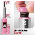 thumbnail image 3 of Botella hidráulica Jack DNA MOTORING de 4 toneladas/4.000 kg, color rosa, 3 of 7