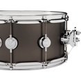 thumbnail image 4 of DW Collector's Series Satin Black Over Brass Snare Drum With Chrome Hardware 14 x 6.5 in., 4 of 6