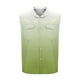thumbnail image 4 of Camiseta sin mangas con cuello vuelto para hombre, estilo informal, a la moda, con estampado degradado, cuello vuelto, sin mangas, bolsillos, deportiva, de poliéster, 4 of 5