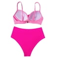 thumbnail image 6 of RXRXCOCO High Waist Bikini Set Sexy Push Up Two Pieces Women Swimsuit, 6 of 12