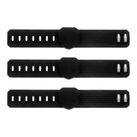 Uxcell Magnetic Cigarette Holder for Golf Cart Adjustable Silicone Cigarette Band Clip Accessories Fit 38-60 Rings & 3Pcs & Black-Fitting For(Golf Carts/Fishing Rods/Boats/Gifts)