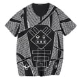 thumbnail image 2 of Camisa Baoblaze estilo geométrico perro suave cómodo Casual Ajuste Negro 2XL, 2 of 8