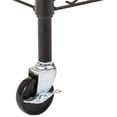 thumbnail image 3 of Alera GR364818BL Wire Shelving Garment Rack, Coat Rack, Stand Alone Rack, Black Steel w/Casters (ALEGR364818BL), 3 of 4
