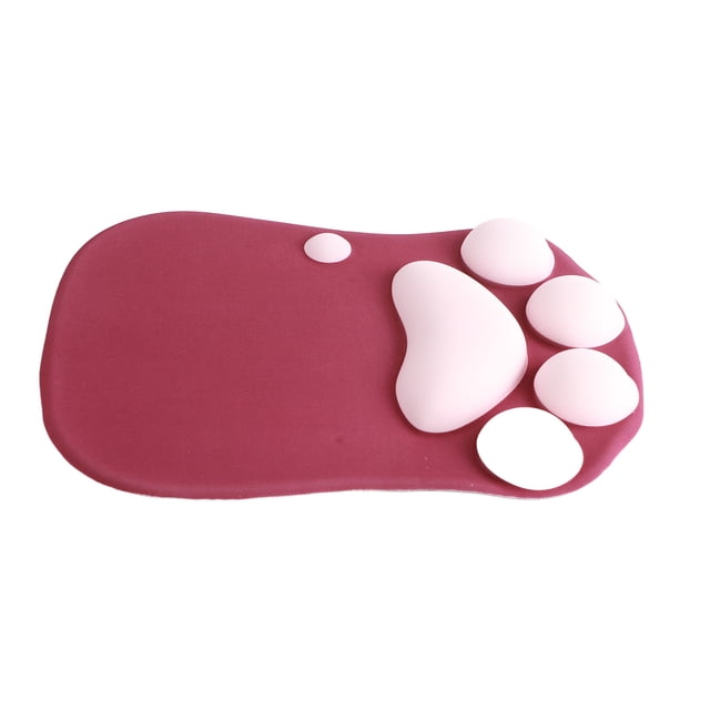 Alfombrilla para ratón, Alfombrilla para ratón con Pata de Gato, cojín para muñeca, Alfombrilla para ratón para Ordenador, Ultra Responsiva