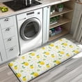 thumbnail image 3 of Small Yellow Lemon Fruits GreenLeaves Pattern Kitchen Rug Mat,Kitchen Runner Rugs Non Skid Washable,Decorative Kitchen Floor Mats for Kitchen,Sink,Laundry,17"x47.2", 3 of 7