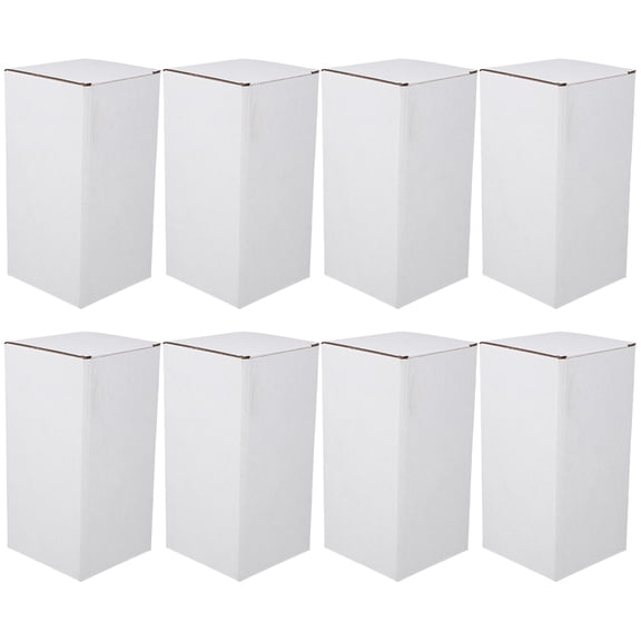MLINS 10 Pcs Small Trashcan with Lid Liner Corrugated Box