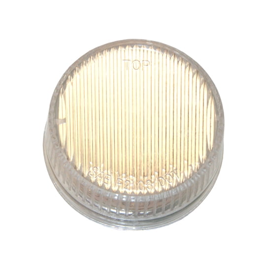 2 Inch Round LED Clearance/Marker Light Red/Clear 10 Diodes