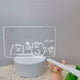 thumbnail image 4 of Advancent Tablero de mensajes LED, tablero de notas para la escuela, tablero acrílico iluminado, tablero de mensajes acrílico iluminado Decoración del hogar mi Toque abrir, 4 of 6