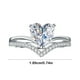 thumbnail image 2 of Anillo De Circonita En Forma De Coraz N, Anillo De Compromiso, Joyer a De Moda, Dise O Elegante Y Artesan a Fina, Dise O De Coraz N Nico, Para Mujer, Listo Para Pedir Matrimonio, Anillo De, 2 of 6