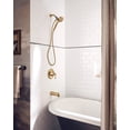 thumbnail image 3 of MOEN Ronan 82021BZG Single Handle 6-Spray Tub and Shower Faucet with 1.75 GPM Magnetix Rain shower in. Bronzed Gold (Valve Included), 3 of 9