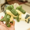 thumbnail image 2 of CNKOO Crocodile Keychain Simulation Vivid Expressions Cartoon Design Lovely Key Ring Pendant Accessories Birthday Gift, 2 of 10