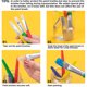 thumbnail image 2 of Pinceles de pintura para ninos YGAOHF 8 piezas grandes lavables, 2 of 2