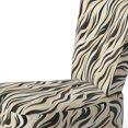 thumbnail image 4 of Designart "Timeless Elegance I" Cream Abstract Upholstered Accent Chair - Modern Arm Chair For Bedroom, 4 of 7