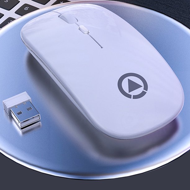 YIDEDE Rechargeable Cordless Mice 2.4ghz Rgb Ultra Slim Optical Pc
