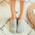 thumbnail image 3 of Besolor Womens Fuzzy Slipper Socks Winter Warm Thick Cozy Plush Non-slip Low Cut Home Sleeping Socks, 3 of 8