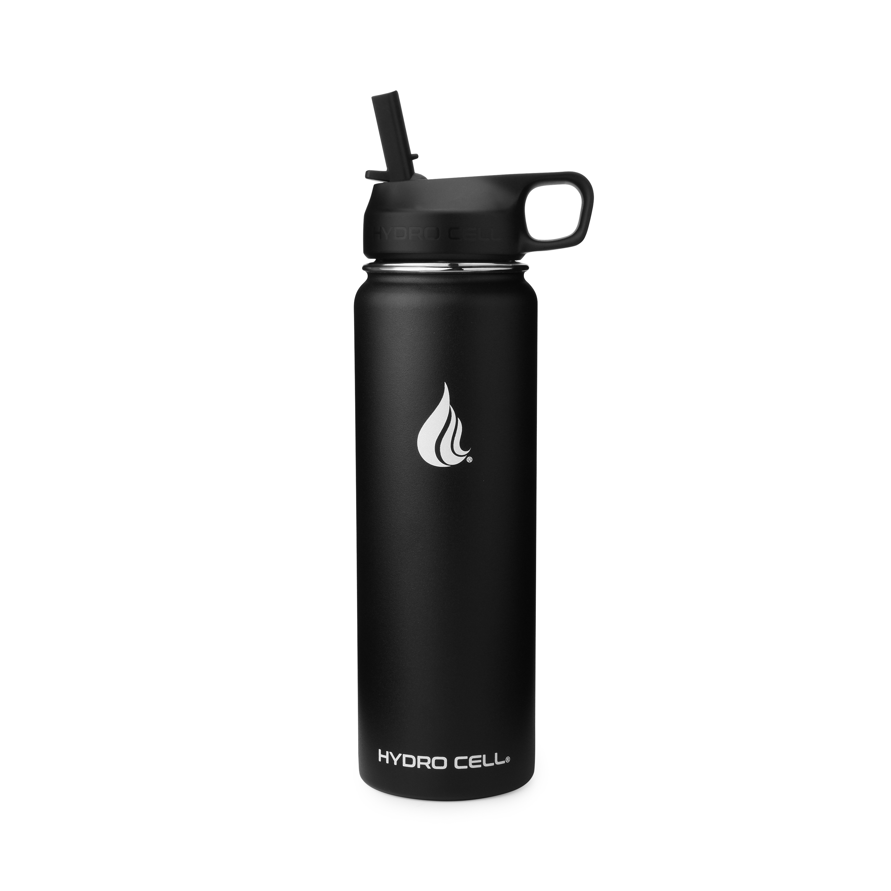 24oz (Fluid Ounces) Wide Mouth Hydro Cell Stainless Steel Water Bottle Black - image 2 of 4