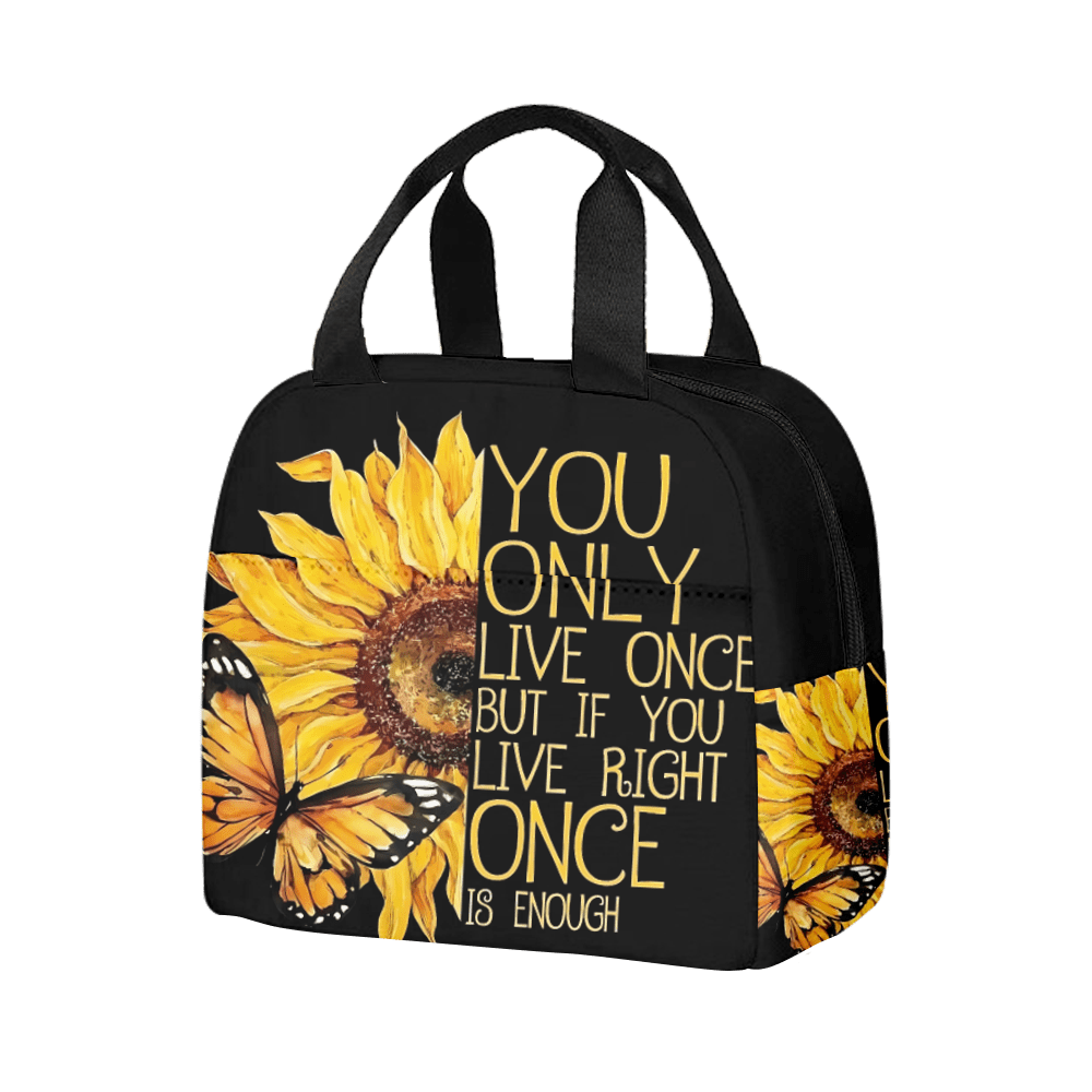 Sunflower Lunch Box Bag Portable Insulated Lunch Bag Thermal Food sunflower-lunch-box-bag-portable-insulated-lunch-bag-thermal-food