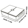thumbnail image 2 of Rbaofujie Fridge Drawer Organizer,Refrigerator Organizer Bins,Fridge Storage Box Shelf Holder,Pull Out With Handle,Clear Container For Food,Drinks,Fit for Fridge Shelf Under, 2 of 3