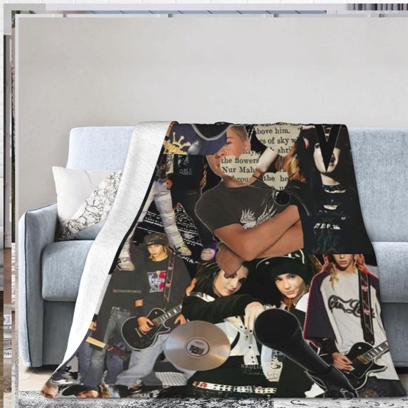 Ultra Soft Throw Blanket Tokio Music Hotel Flannel Light Weight Warm Blanket for Living Room/Bedroom 50"x40"