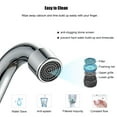 thumbnail image 4 of Mistaha Foldable Faucet for Motorhome 360掳Rotation Kitchen Faucet Sink Single-Handle Water Taps with Cold & Hot Water Inlet Hose Copper Swivel Faucet for RV Caravan Camper Marine Boat Camping, 4 of 8