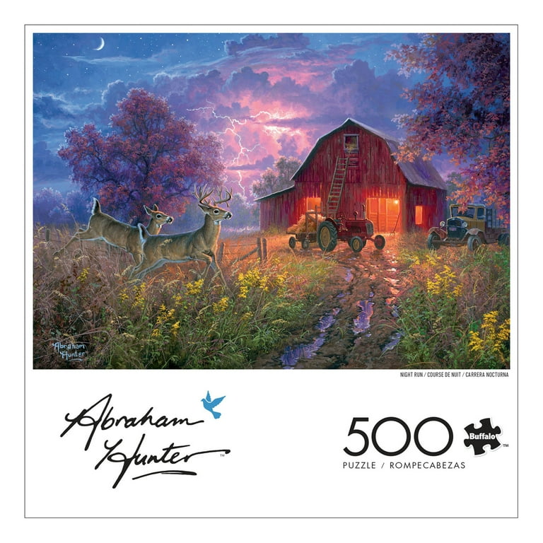 Buffalo Games Abraham Hunter 500-Piece Jigsaw Puzzle photo 2