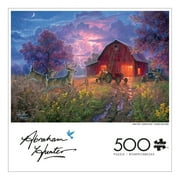 Buffalo Games Abraham Hunter 500-piece Interlocking 21.25 x 15-inch Jigsaw Puzzle Assortment for Adults Ages 14+ (1 Puzzle; Styles May Vary)