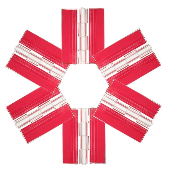 6 Pcs Adhesive Hinge Strips Golf Cart Windshield Transparent