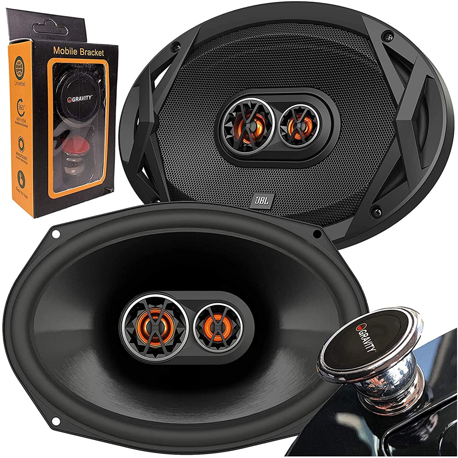JBL Club 9630 480 Watts 6x9 Club Series 3Way Coaxial Car