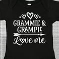 thumbnail image 4 of Inktastic Grammie and Grampie Love Me Boys or Girls Baby Bodysuit, 4 of 5