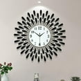 thumbnail image 2 of Luxury Large Wall Clock 3D Metal Living Room Modern Wall Watch Home Decor Wall Clock, 2 of 15