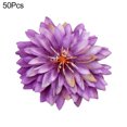 thumbnail image 2 of Zeus 50Pcs Artificial Flower Head Easy to Maintain Clear Texture Eye-catching Photography Props Fake Flower Home Decor, 2 of 7