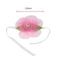 thumbnail image 4 of 2 piezas de retención de cortina con forma de hebilla, accesorio de cortina de baño artificial para ventana Rosado, 4 of 8