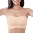 thumbnail image 6 of Women's Casual Removable Straps Breathable Bra - Two-Way Wear, Nylon Material, Sexy All-Season Underwear, 6 of 8