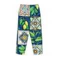 thumbnail image 5 of Bingfone Pajamas For Women,Lemon And Leaves Pajama Pants With Pockets-Large, 5 of 9