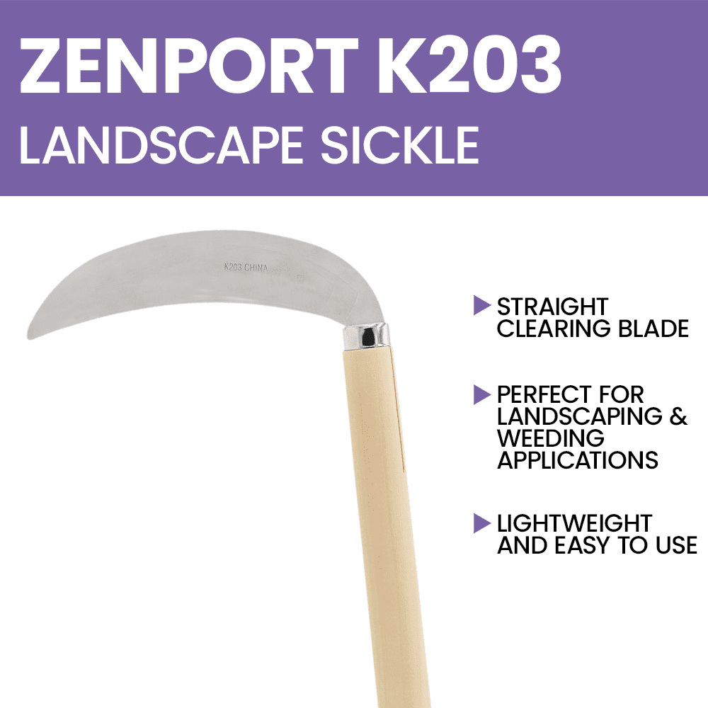 Zenport K203 Landscape Sickle, 7 Inch Blade, Beige - Walmart.com