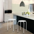 thumbnail image 1 of HOMETRENDS Stackable Metal Stool, 1 of 5