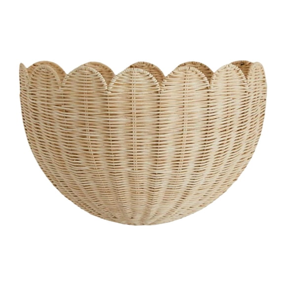 Lipstore Woven Wall Hanging Basket Fruits Home Storage for Toiletries Cabinet Balcony